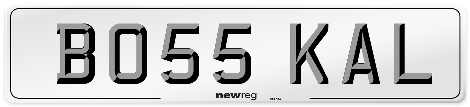 BO55 KAL Number Plate from New Reg